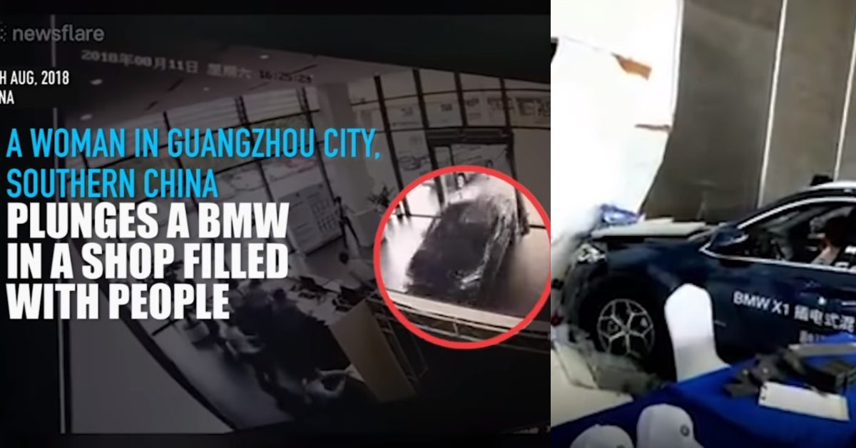 VIDEO  Woman Crashes Brand New BMW X In Dealership While Trying To Park Feature Image