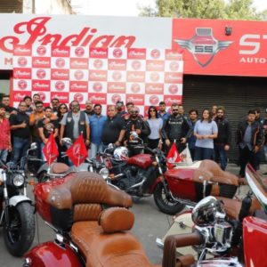 Indian Motorcycle flags off Golden Quadrilateral GQ Fundraiser Ride from Indian Motorcycle Delhi