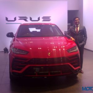 Lamborghini Urus first in india front