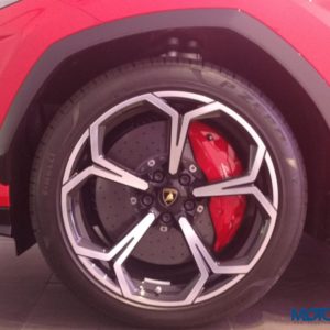 Lamborghini Urus first in india wheel