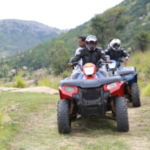 Polaris ATVs at Dirt Mania Adventure