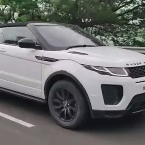 Range Rover Evoque Convertible review front left corner