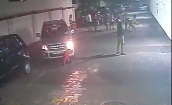 VIDEO: Child Miraculously Escapes after Being Run Over by a WagonR ...