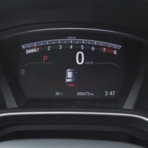 honda crv review intrument console