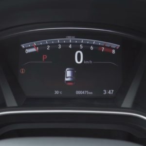 honda crv review intrument console