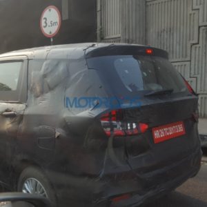 Ertiga spy rear quarter