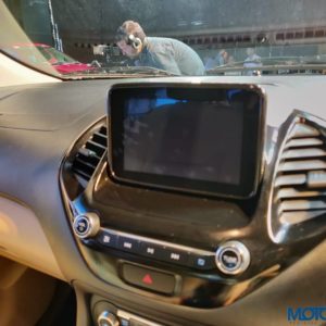 New Ford Aspire infotainment screen