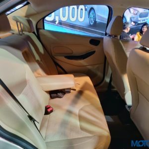 New Ford Aspire rear seat