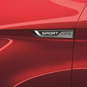 Skoda Superb Sportline badge