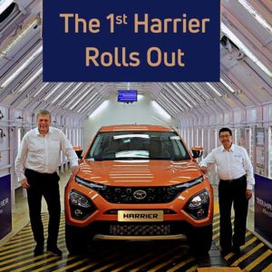 Tata Harrier roll out