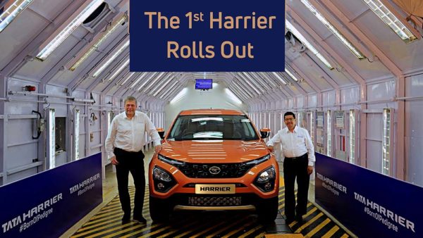 Tata Harrier roll out