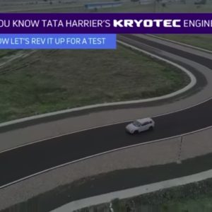 Tata Harrier test track