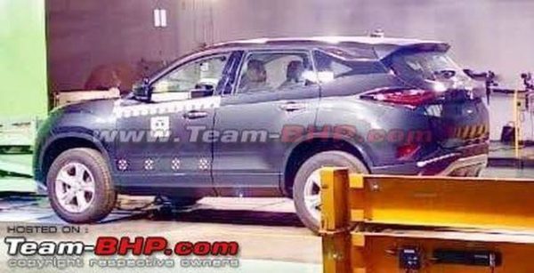 Tata Harrier Global NCAP Spy Images