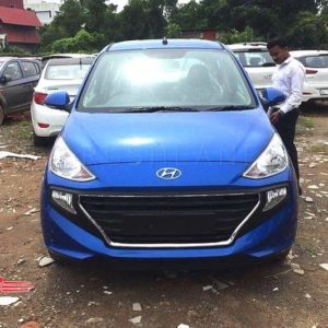 hyundai santro blue spied