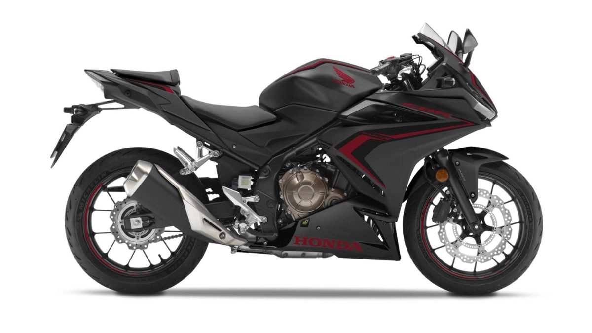 2019 honda cbr500r black side