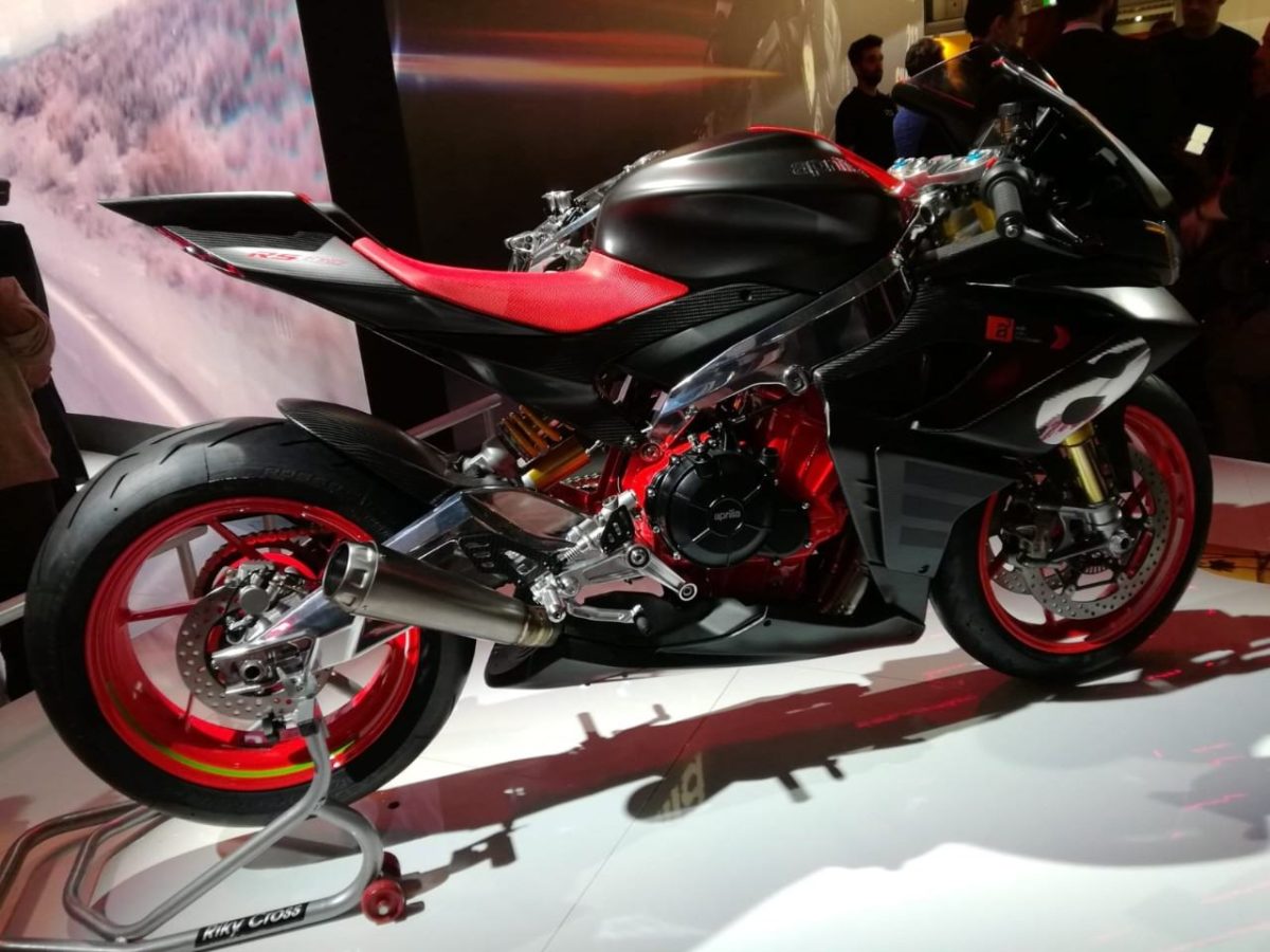 Aprilia RS  side