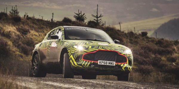 Aston Martin DBX Prototype front slide