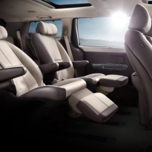 Kia grand Carnival MPV Second Row seats