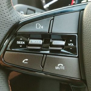 Mahindra Alturas G LHS steering wheel controls