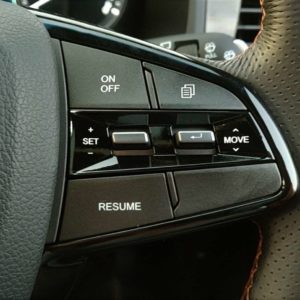 Mahindra Alturas G RHS steering wheel controls