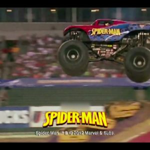 Monster truck maddness comes to India Spiderman