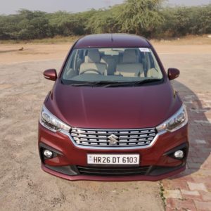 New  Maruti Suzuki Ertiga Head on view