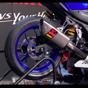 Yamaha R GYTR exhaust