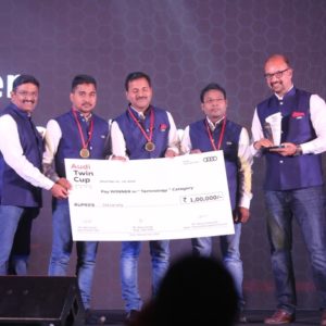 Audi Twin Cup Technology Category winners Audi Bubaneshwar