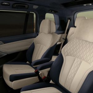 BMW X rear seats