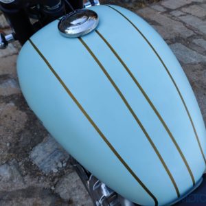 Jawa  tank cover and stipes