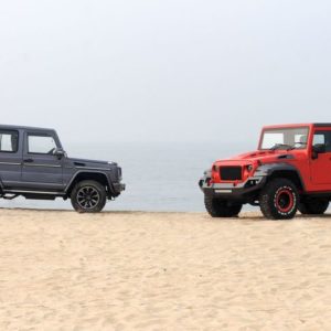 Mahindra Thar Modified G wagon face off