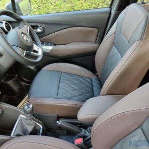 New Nissan Kicks India front seats