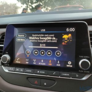 New Nissan Kicks India music system