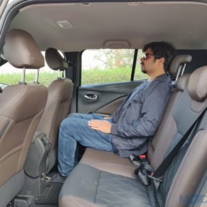 New Nissan Kicks India rear seat space