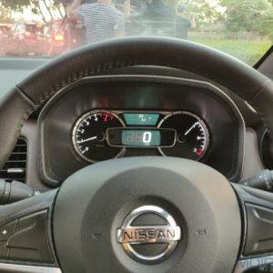 New Nissan Kicks India steering wheel and instrument console