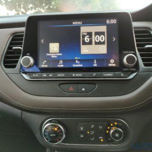 New Nissan Kicks India touchscreen infotainment
