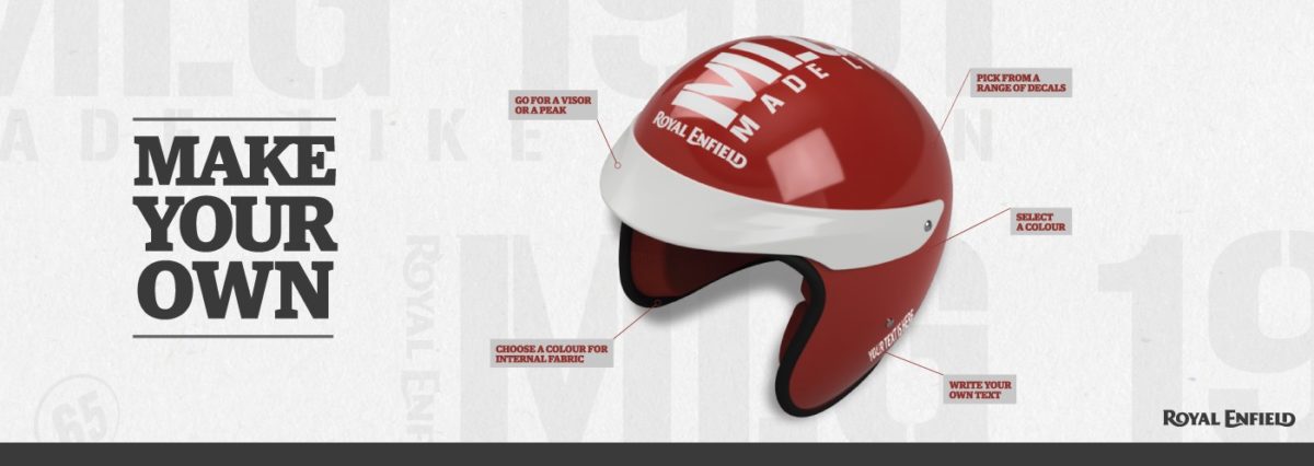 Royal Enfield Helmet customisation