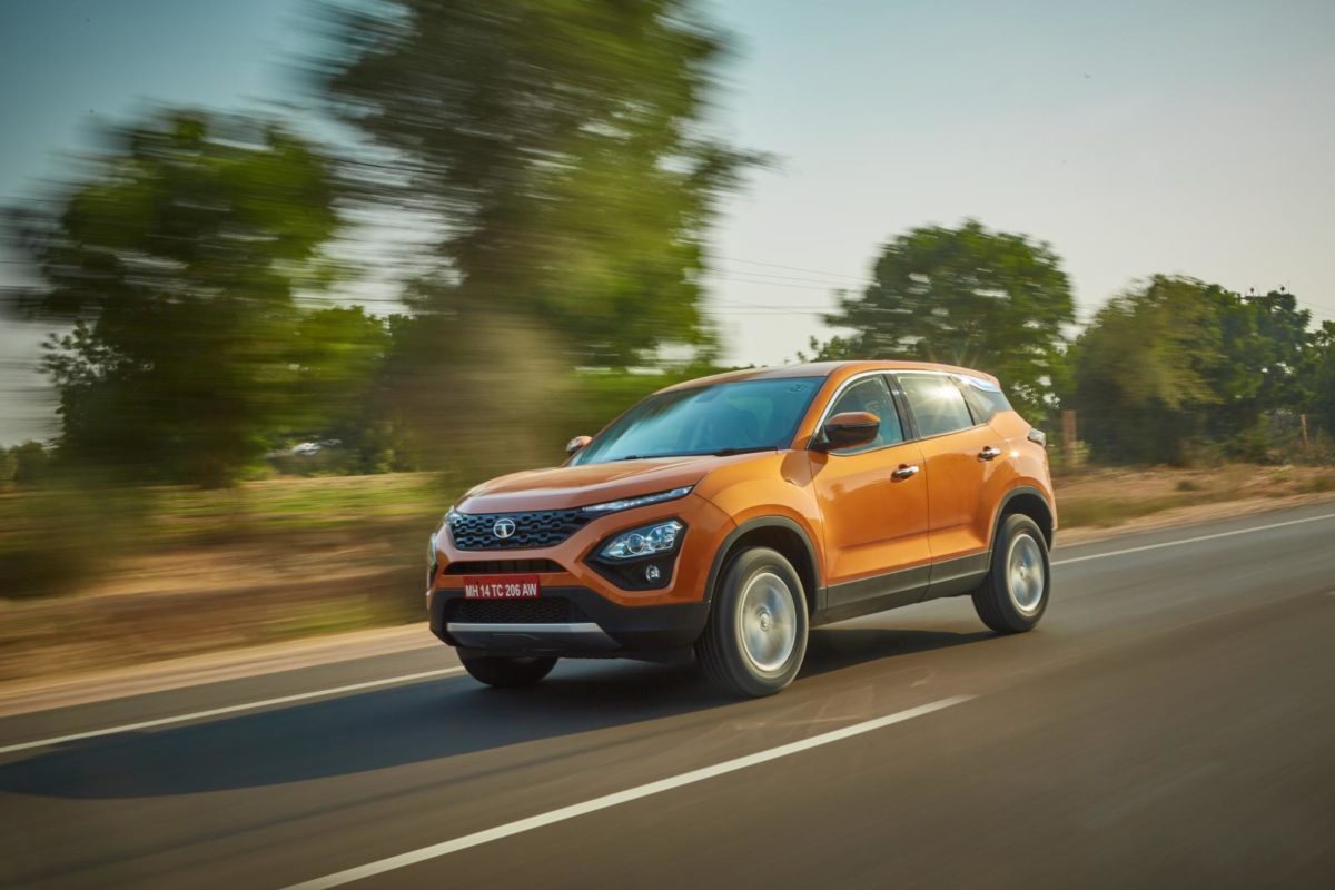 Tata Harrier front three quarters