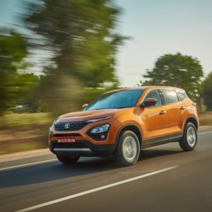 Tata Harrier motion shot