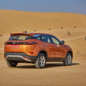 Tata Harrier rear three quarters