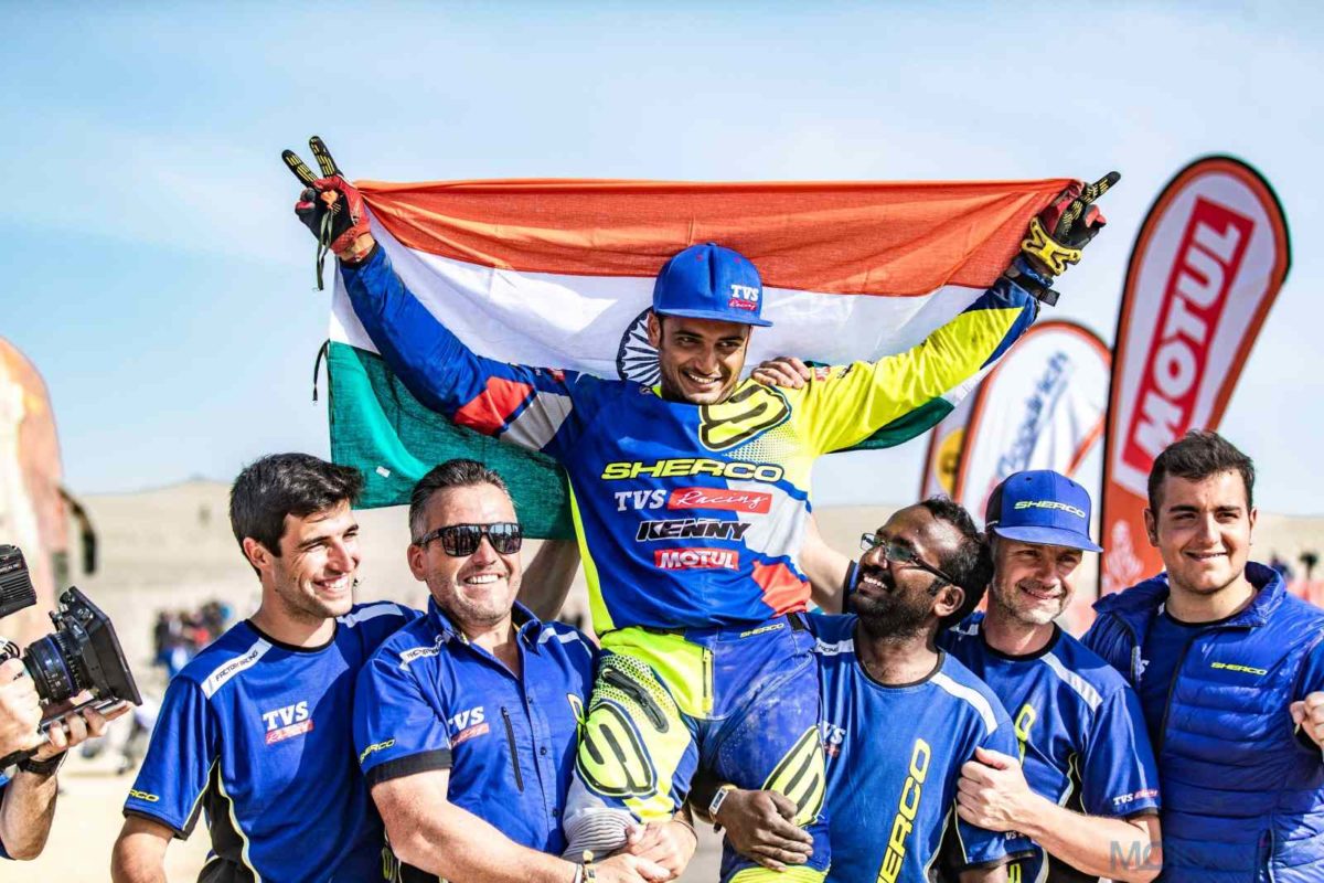 Dakar Rally Sherco TVS Rally Factory Aravind KP