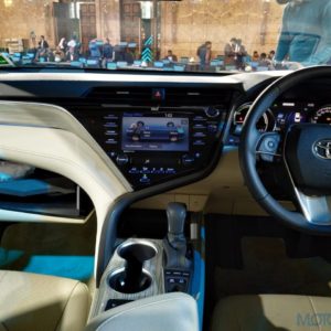 Toyota Camry Hybrid cabin and dashboard