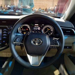 Toyota Camry Hybrid steering wheel