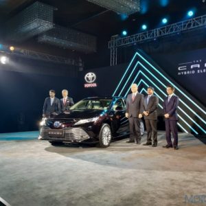 Toyota Camry Hybrid with Toyota leadership