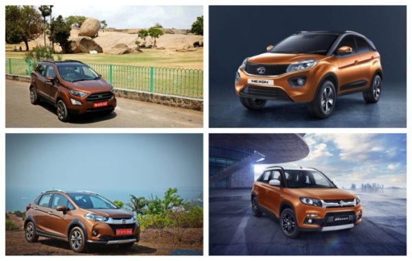 Compact SUV collage