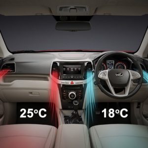 Mahindra XUV  dual zone climate control