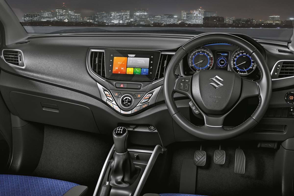 New 2019 Suzuki Baleno dashboard