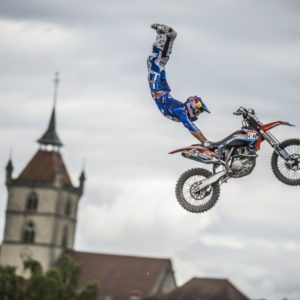 Red Bull athlete Robbie Maddison in action