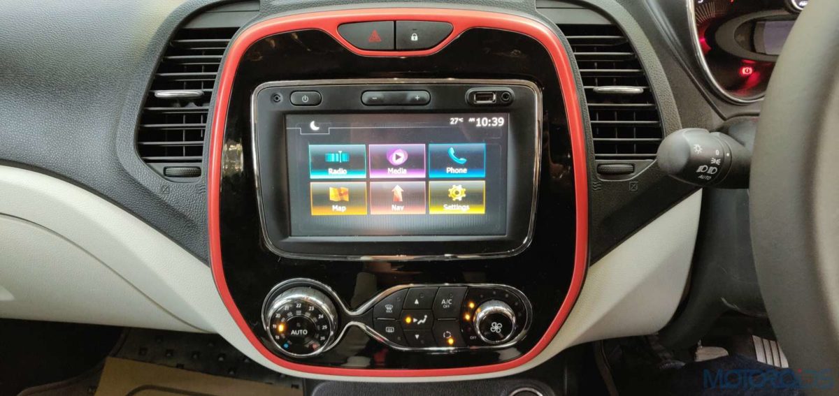 Renault Captur Petrol Infotainment system Renault Captur Petrol Infotainment system