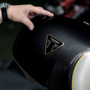 Triumph Thruxton TFC Unveiled tank